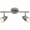 Brilliant Leuchten Nano Deckenspot LED Eisen, 2-flammig