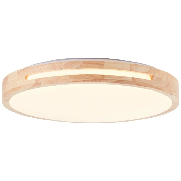 Brilliant Leuchten Woodbury Deckenleuchte LED Weiß, Holz hell, 1-flammig – Bild 2