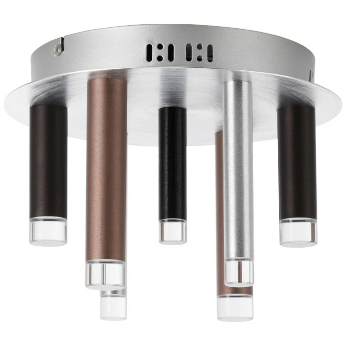 Brilliant Leuchten Brilliant Living Cembalo Deckenleuchte LED Braun, 7-flammig – Bild 2