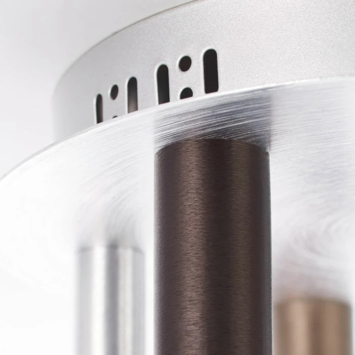 Brilliant Leuchten Brilliant Living Cembalo Deckenleuchte LED Braun, 7-flammig – Bild 3