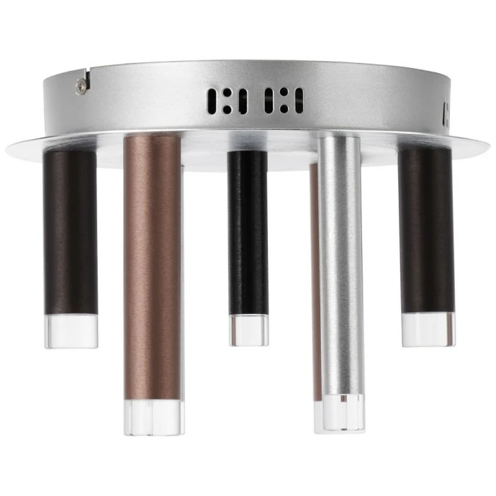 Brilliant Leuchten Brilliant Living Cembalo Deckenleuchte LED Braun, 7-flammig – Bild 4