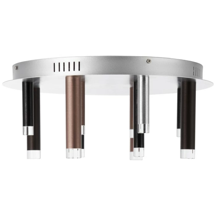 Brilliant Leuchten Brilliant Living Cembalo Deckenleuchte LED Braun, 12-flammig – Bild 4