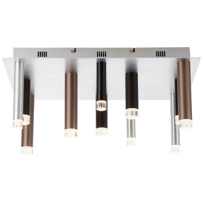 Brilliant Leuchten Brilliant Living Cembalo Deckenleuchte LED Braun, 12-flammig – Bild 7