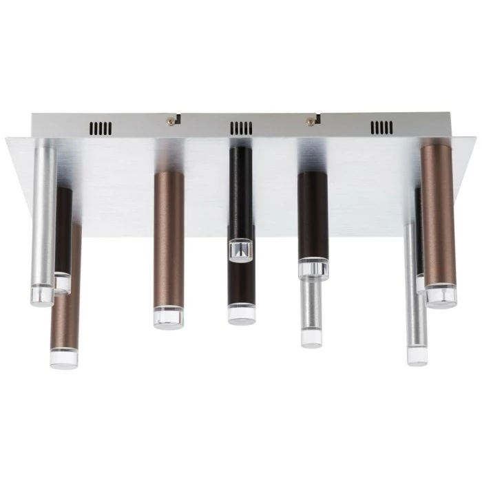 Brilliant Leuchten Brilliant Living Cembalo Deckenleuchte LED Braun, 12-flammig – Bild 8