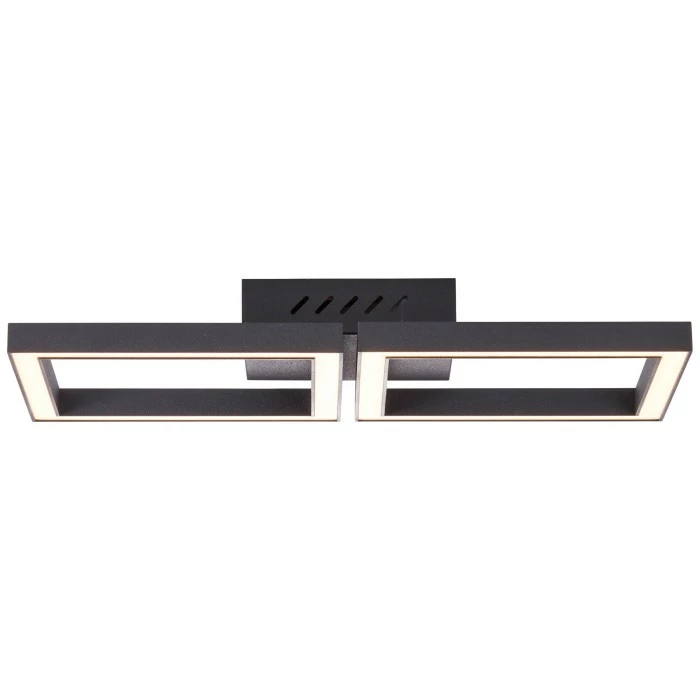 Brilliant Leuchten Brilliant Living Quon Deckenleuchte LED Schwarz, Weiß, 1-flammig