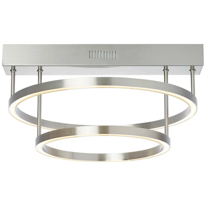 Brilliant Leuchten Brilliant Living Tunar Deckenleuchte LED Nickel-Matt, 1-flammig