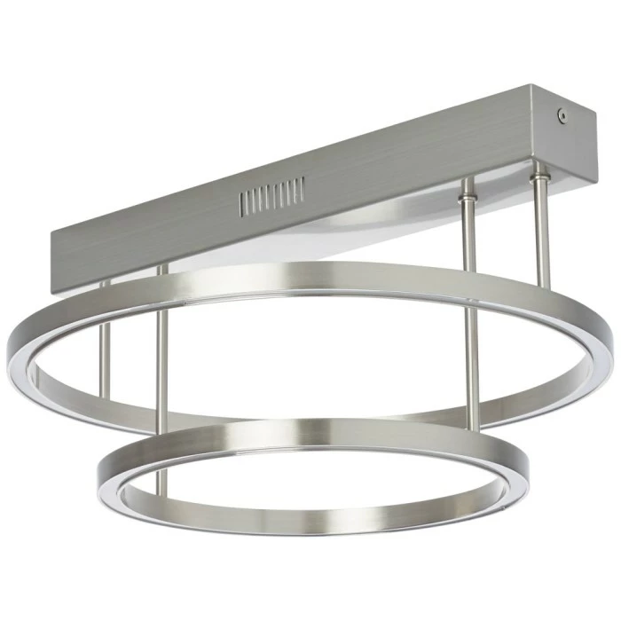 Brilliant Leuchten Brilliant Living Tunar Deckenleuchte LED Nickel-Matt, 1-flammig – Bild 3