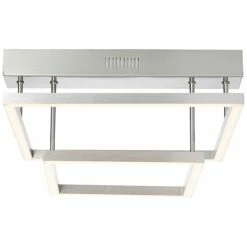 Brilliant Leuchten Brilliant Living Tunar Deckenleuchte LED Nickel-Matt, 1-flammig