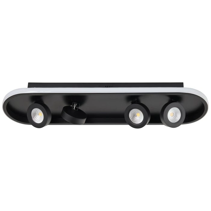 Brilliant Leuchten Brilliant Nebeker Deckenleuchte LED Schwarz, 4-flammig, Fernbedienung – Bild 6