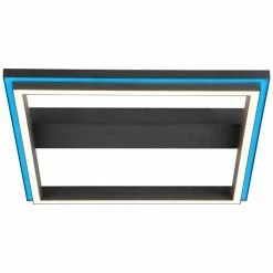 Brilliant Leuchten Brilliant Pallas Deckenleuchte LED Schwarz, 1-flammig