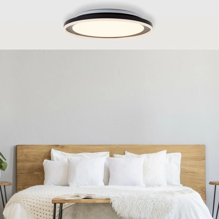 Brilliant Leuchten Brilliant Pederson Deckenleuchte LED Schwarz, 1-flammig – Bild 3