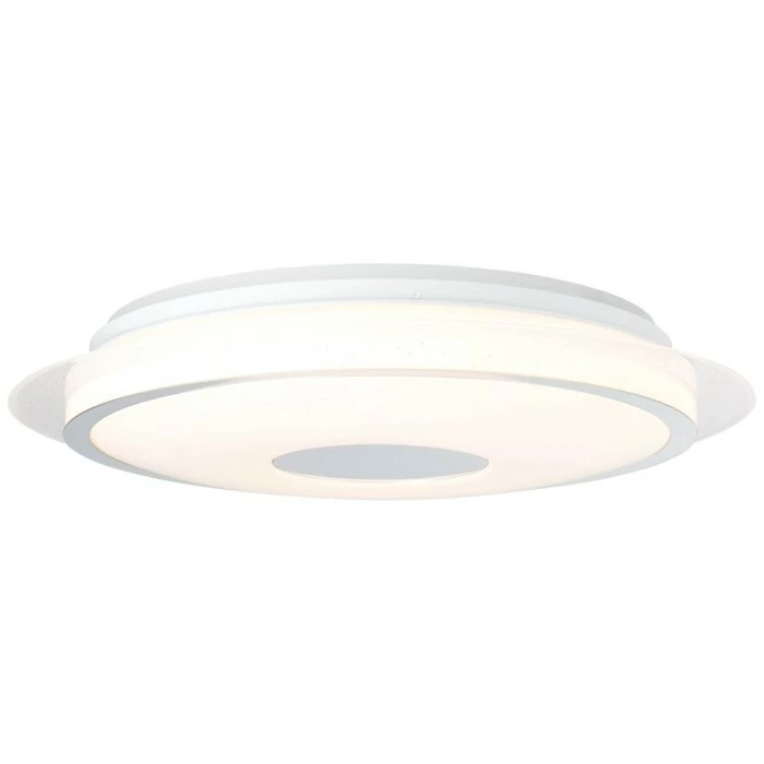 Brilliant Leuchten Brilliant Viktor Deckenleuchte LED Silber, 1-flammig, Fernbedienung, Farbwechsler