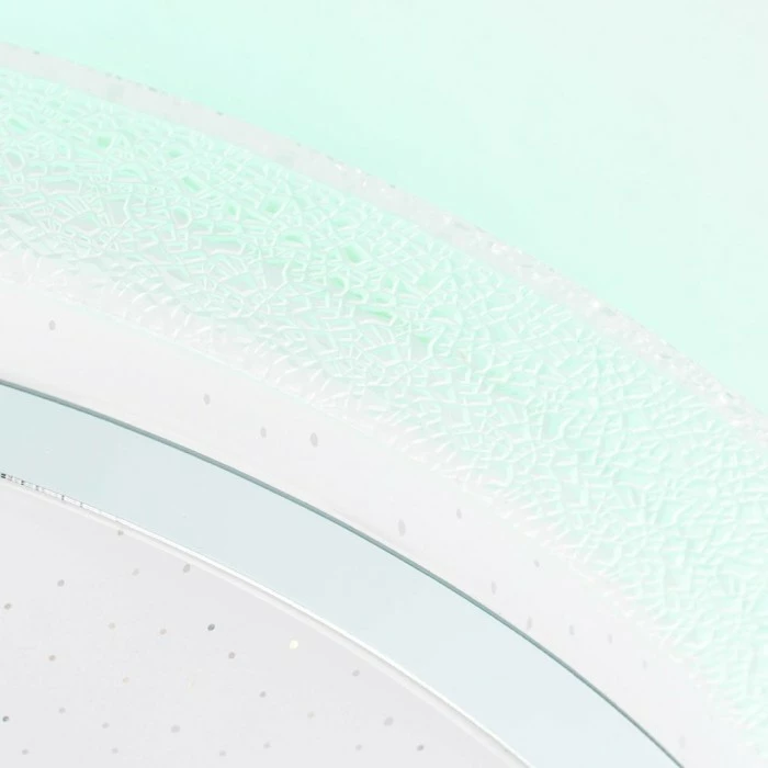 Brilliant Leuchten Brilliant Viktor Deckenleuchte LED Silber, 1-flammig, Fernbedienung, Farbwechsler – Bild 5