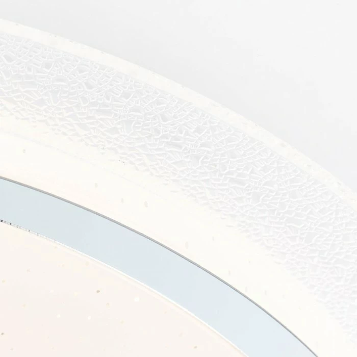 Brilliant Leuchten Brilliant Viktor Deckenleuchte LED Silber, 1-flammig, Fernbedienung, Farbwechsler – Bild 7