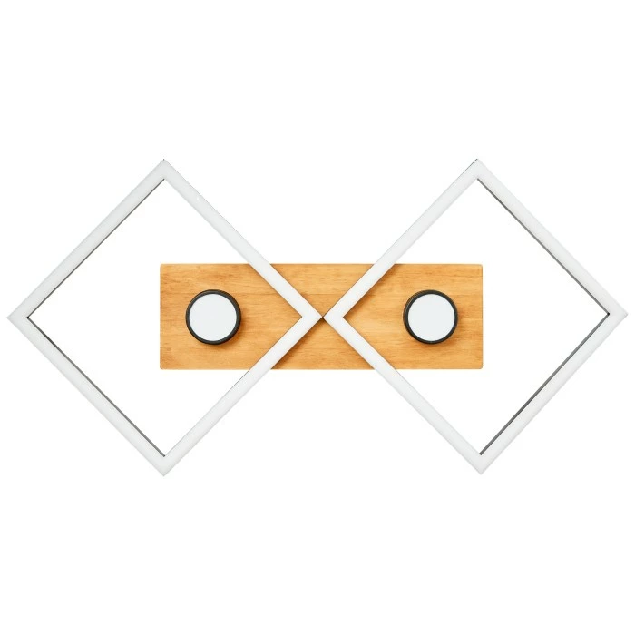 Brilliant Leuchten Brilliant Woodbridge Deckenleuchte LED Schwarz, Braun, 1-flammig – Bild 7