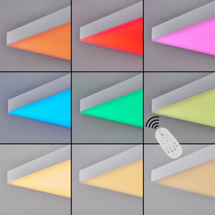 Paul Neuhaus Leuchten Buenaventura LED Panel Weiß, 1-flammig, Fernbedienung, Farbwechsler – Bild 2