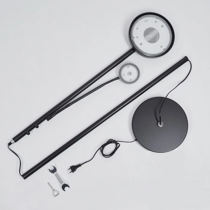 Hofstein Busswil Deckenfluter LED Schwarz, 2-flammig – Bild 5