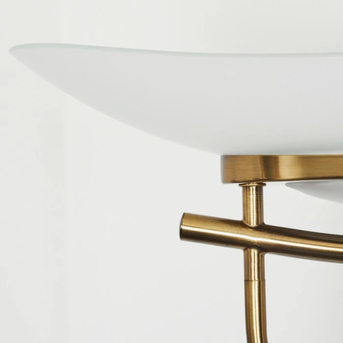 Hofstein Cavate Deckenfluter LED Messing, 2-flammig – Bild 6