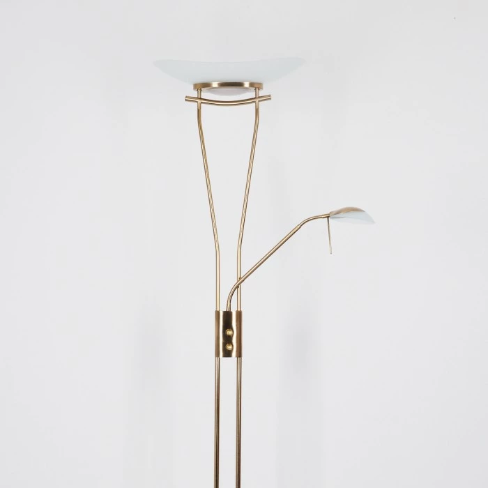 Hofstein Cavate Deckenfluter LED Altmessing, 2-flammig – Bild 7