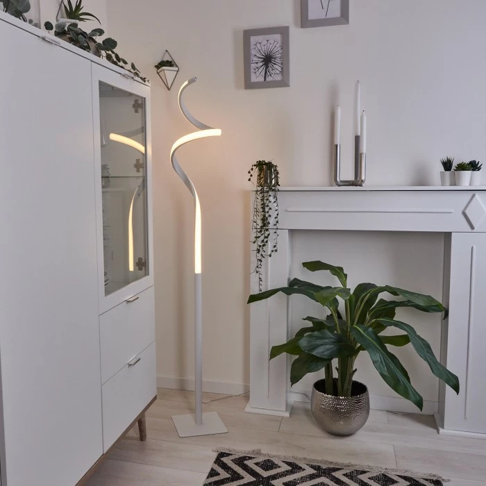 Hofstein Cochato Stehleuchte LED Weiß, 1-flammig – Bild 7