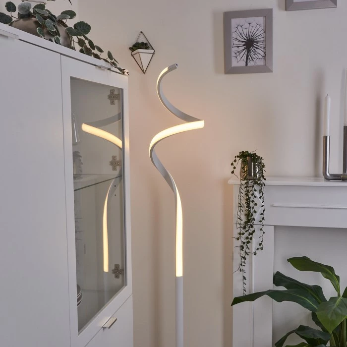 Hofstein Cochato Stehleuchte LED Weiß, 1-flammig – Bild 9