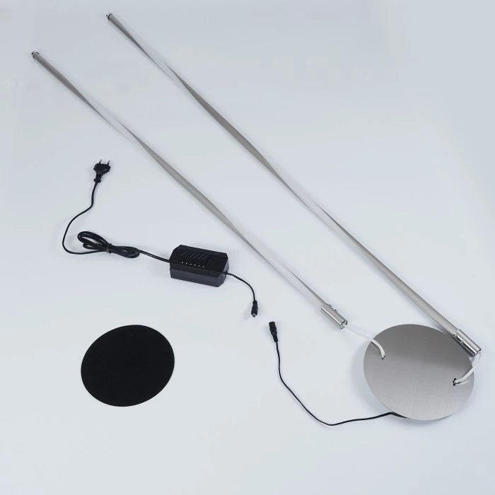 Hofstein Concord Stehlampe LED Silber, 1-flammig – Bild 5