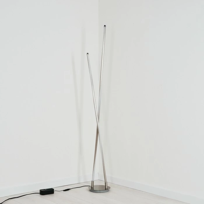 Hofstein Concord Stehlampe LED Silber, 1-flammig – Bild 8