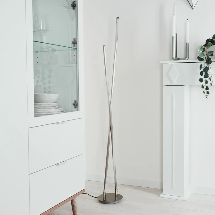 Hofstein Concord Stehlampe LED Silber, 1-flammig – Bild 10