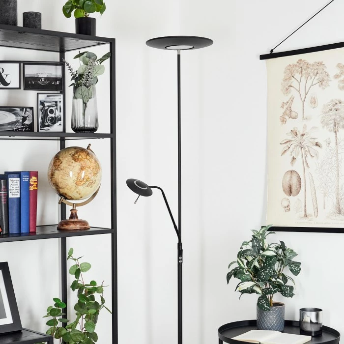 Hofstein Confluencia Deckenfluter LED Schwarz, 2-flammig – Bild 10