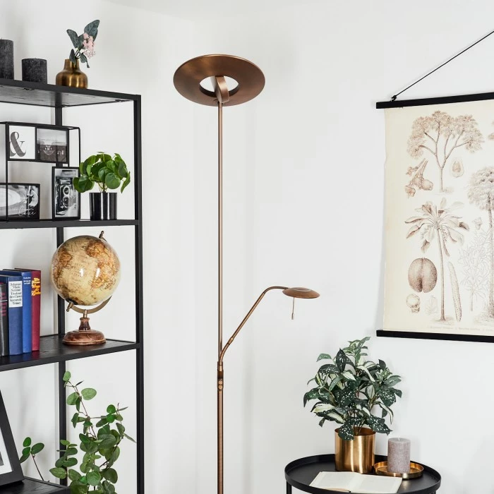 Hofstein Confluencia Deckenfluter LED Bronze, 2-flammig – Bild 11