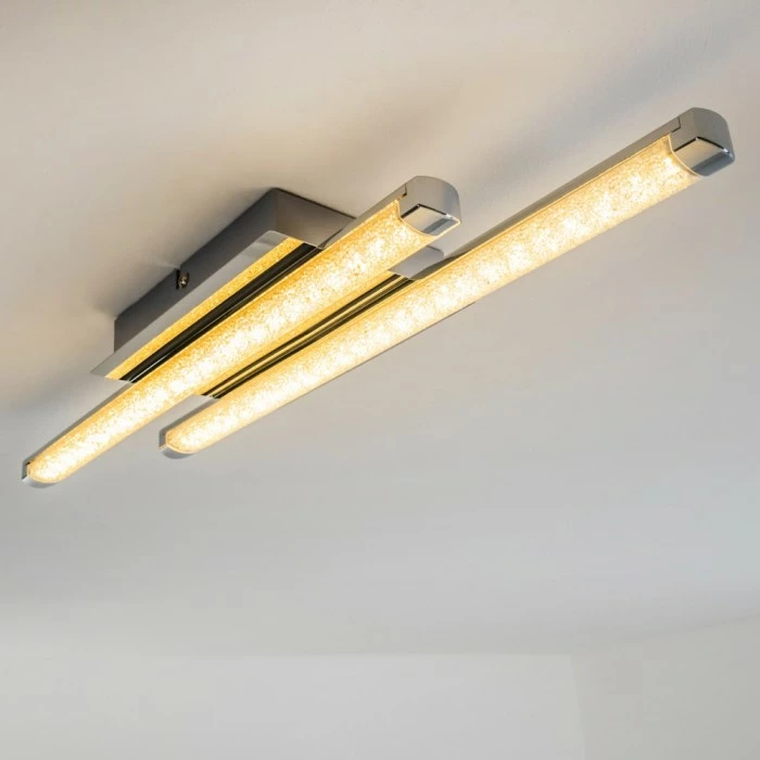 Hofstein Deckenleuchte Iskut LED Chrom, 2-flammig – Bild 11