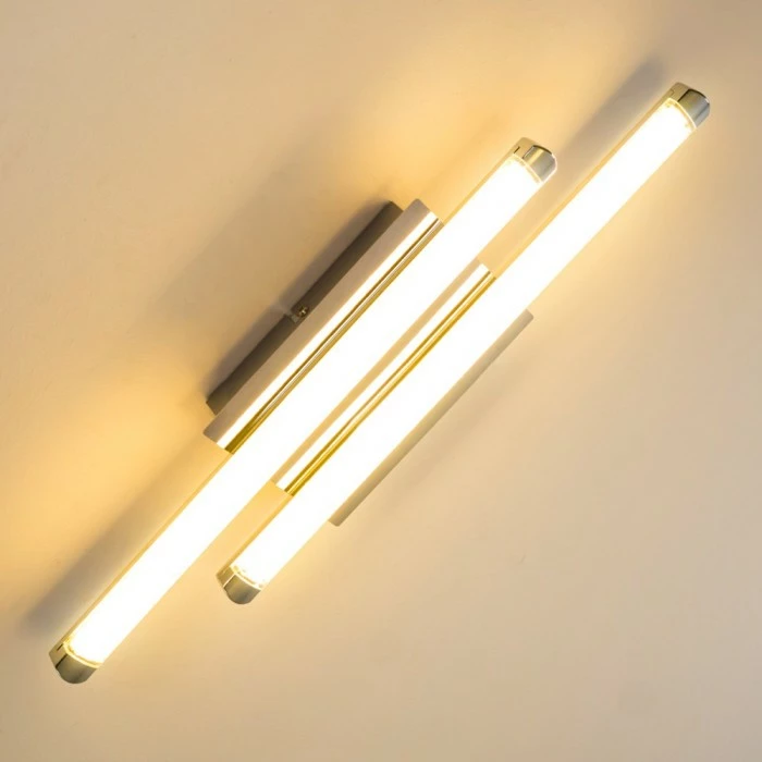 Hofstein Deckenleuchte Iskut LED Chrom, 2-flammig – Bild 8