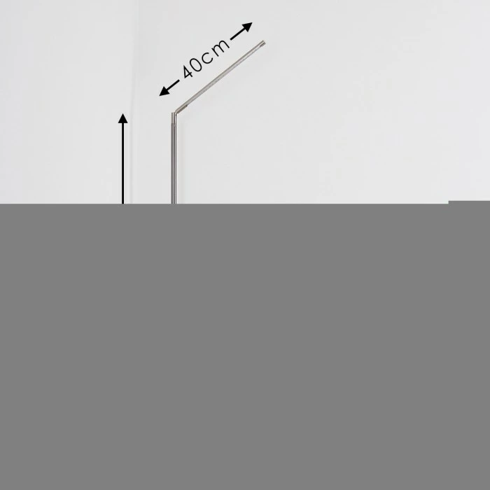 Hofstein Deje Stehleuchte LED Nickel-Matt, 1-flammig – Bild 2