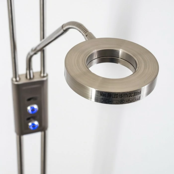 Hofstein Donna Deckenfluter LED Nickel-Matt, 1-flammig – Bild 11