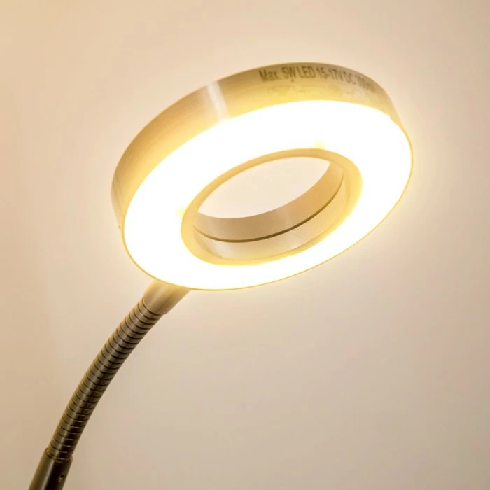 Hofstein Donna Deckenfluter LED Nickel-Matt, 1-flammig – Bild 18