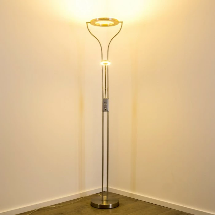 Hofstein Donna Deckenfluter LED Nickel-Matt, 1-flammig – Bild 22