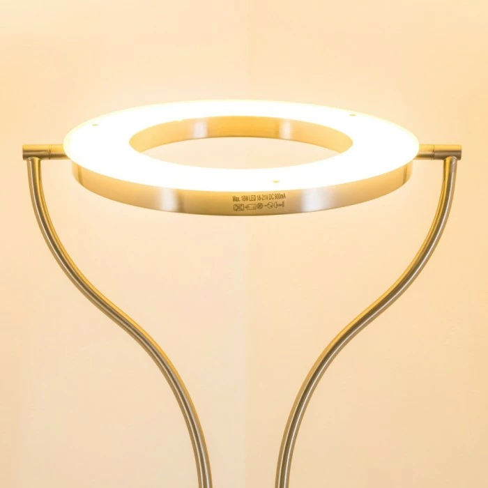 Hofstein Donna Deckenfluter LED Nickel-Matt, 1-flammig – Bild 5