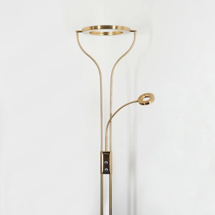 Hofstein Donna Deckenfluter LED Messing, 2-flammig – Bild 8