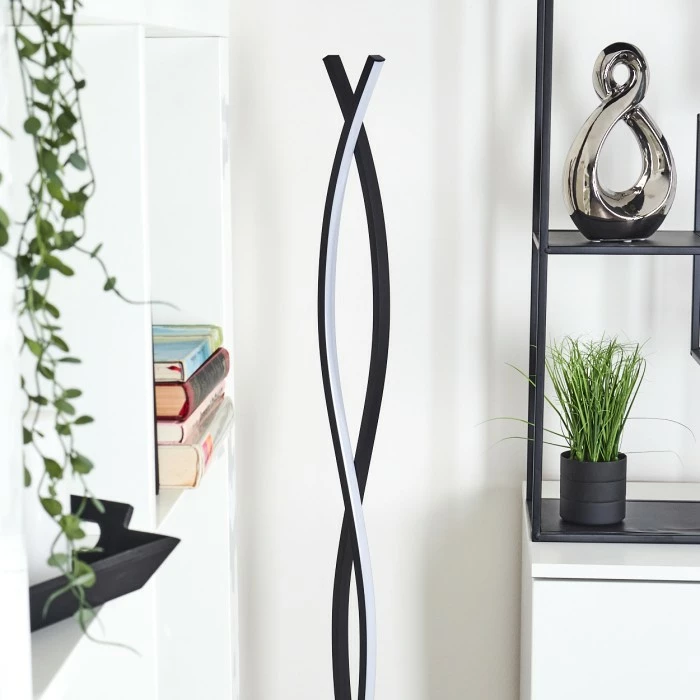 Hofstein Eaglesham Stehleuchte LED Schwarz, 1-flammig – Bild 2