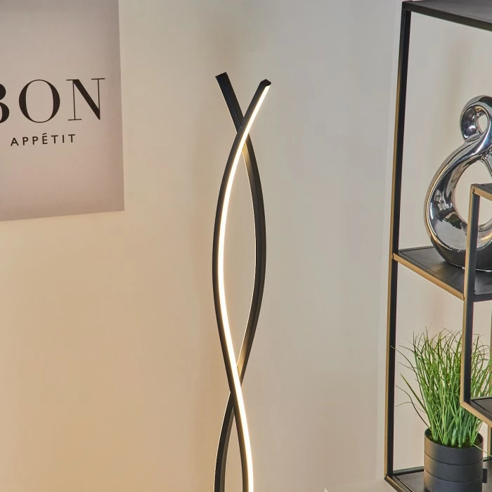 Hofstein Eaglesham Stehleuchte LED Schwarz, 1-flammig – Bild 11