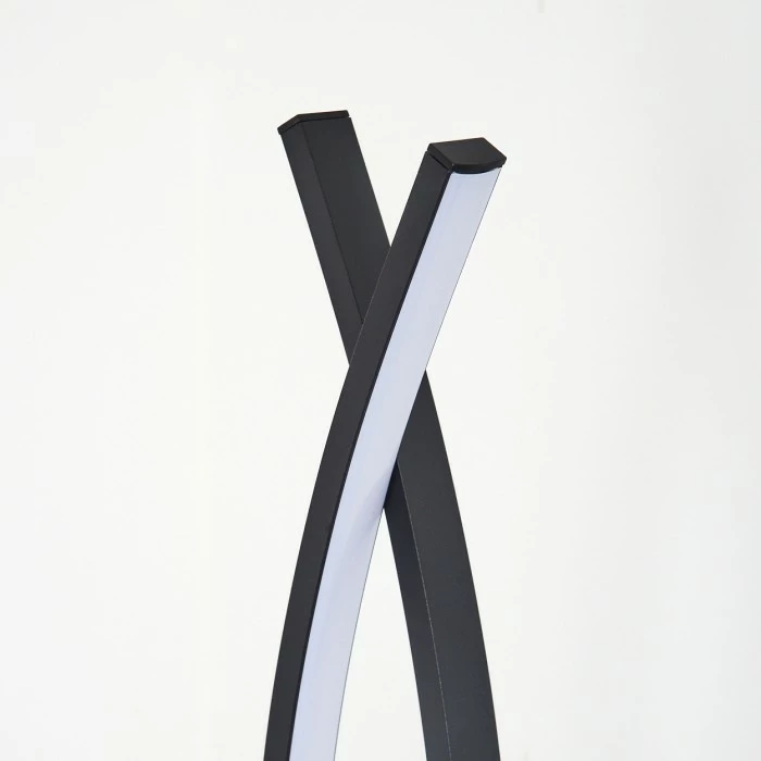 Hofstein Eaglesham Stehleuchte LED Schwarz, 1-flammig – Bild 6