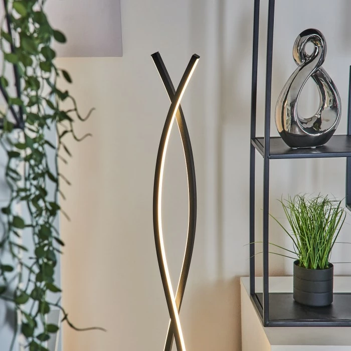 Hofstein Eaglesham Stehleuchte LED Schwarz, 1-flammig – Bild 7