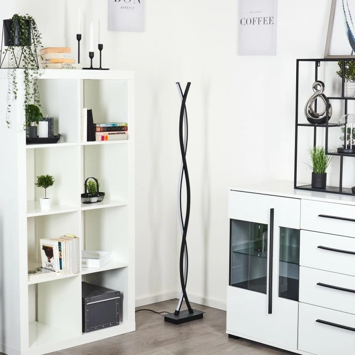 Hofstein Eaglesham Stehleuchte LED Schwarz, 1-flammig – Bild 10