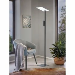 Eglo Leuchten Eglo BUDENSEA Stehleuchte LED Schwarz, Wei&szlig;, 2-flammig