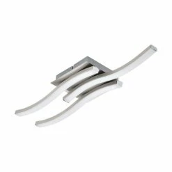 Eglo Leuchten EGLO CABEZAS Deckenleuchte LED Nickel-Matt, Weiß, 3-flammig