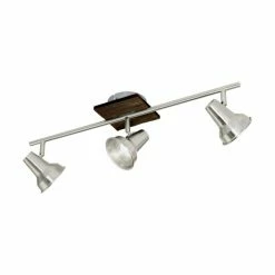 Eglo Leuchten Eglo FILIPINA Deckenspot LED Nickel-Matt, Braun, 3-flammig