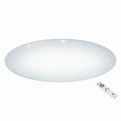 Eglo Leuchten Eglo GIRON-S Deckenleuchte LED Weiß, 1-flammig, Fernbedienung