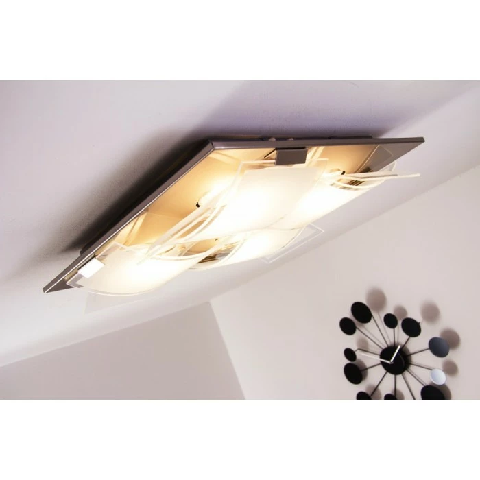 Eglo Leuchten Eglo GUADIANO Deckenleuchte LED Nickel-Matt, 4-flammig – Bild 11