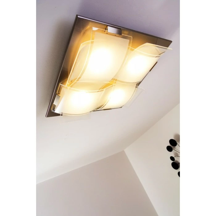 Eglo Leuchten Eglo GUADIANO Deckenleuchte LED Nickel-Matt, 4-flammig – Bild 16