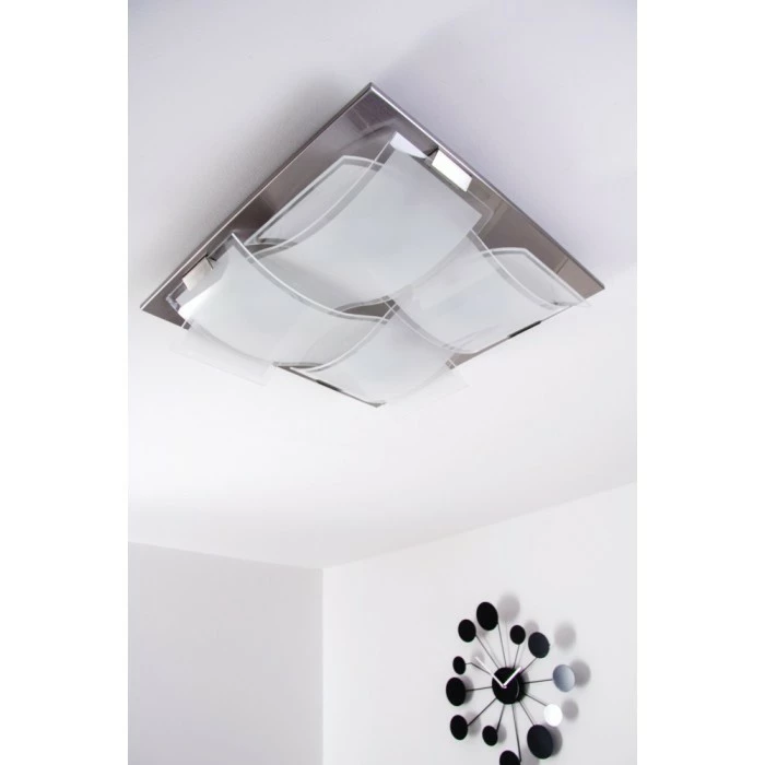 Eglo Leuchten Eglo GUADIANO Deckenleuchte LED Nickel-Matt, 4-flammig – Bild 17